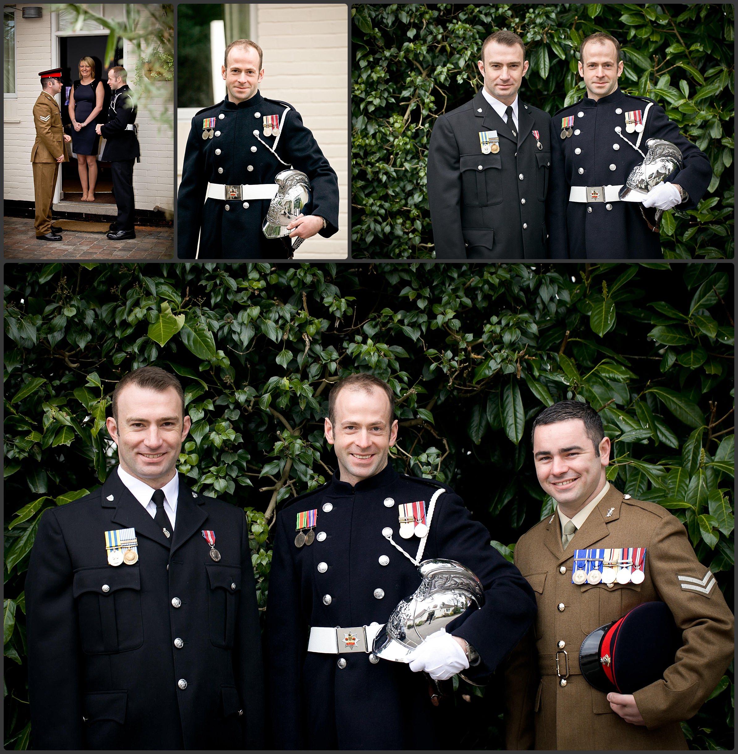 Groom and Groomsmen at Moxhull Hall