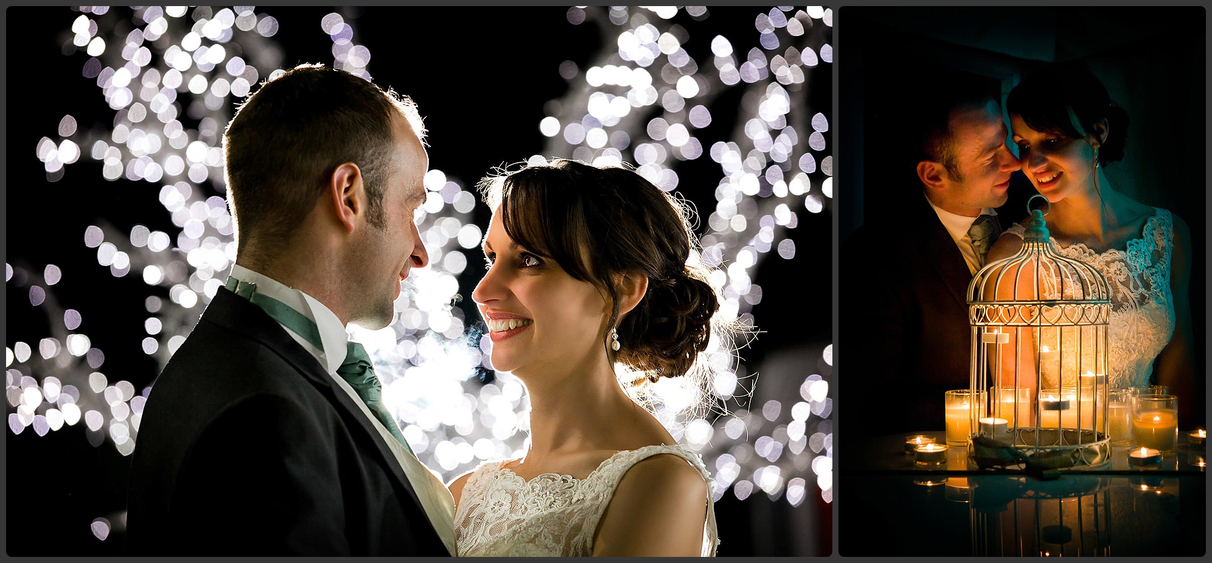 Night time wedding photography at Moxhull Hall Hotel