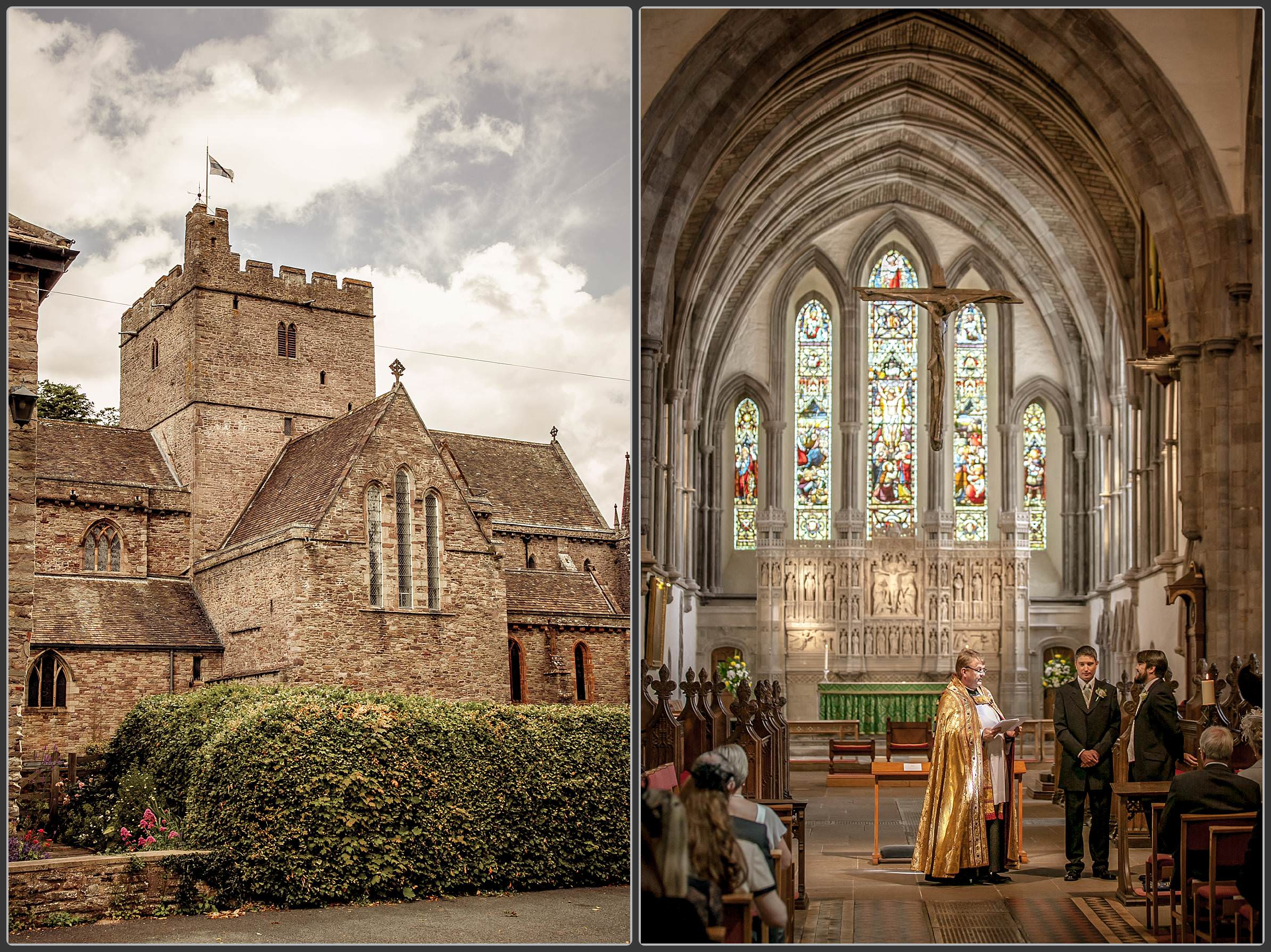 Brecon Cathedral Wedding