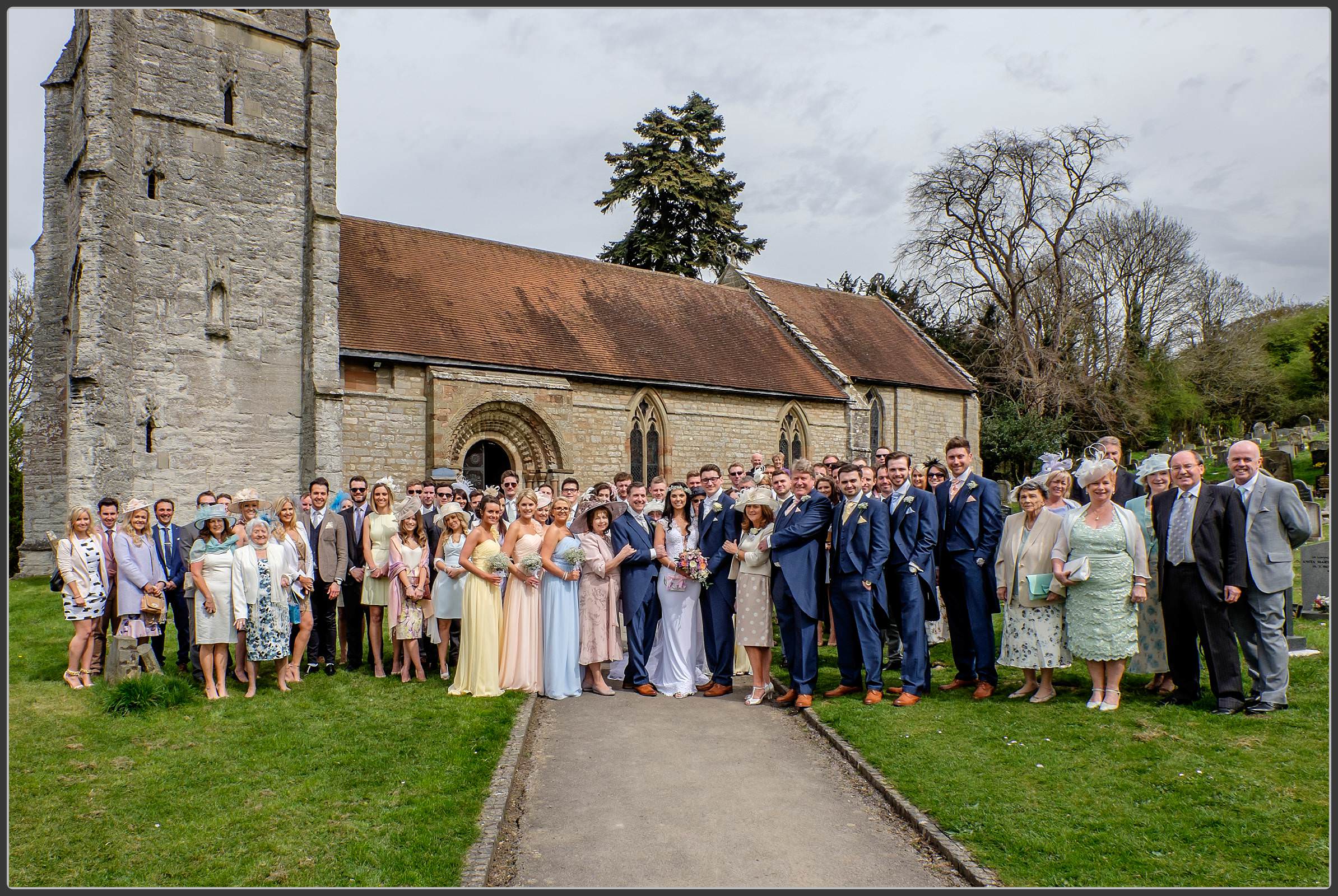 Wedding photography at St Nicholas Beaudesert church