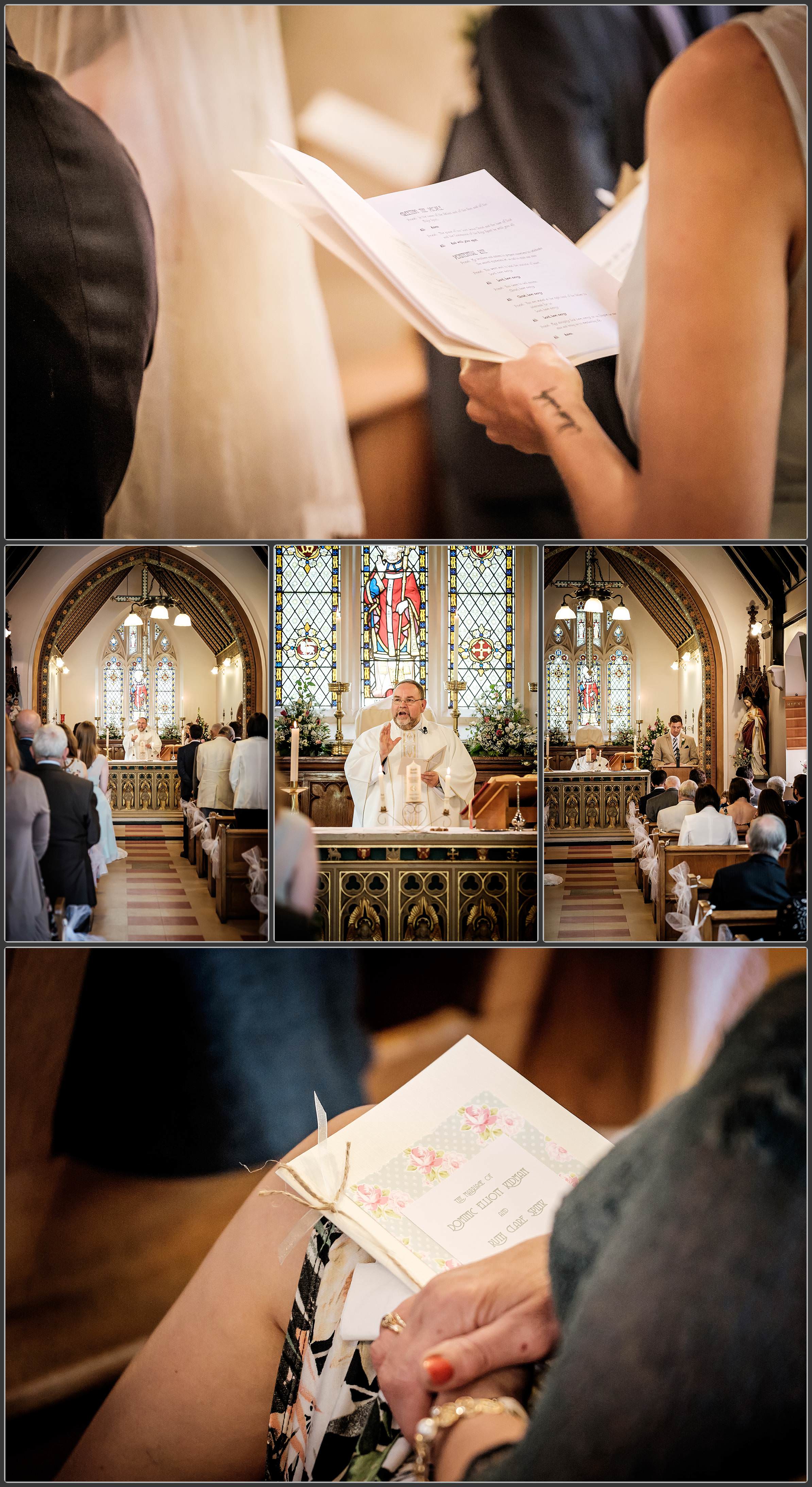 Wedding photography at St Augustine's Church