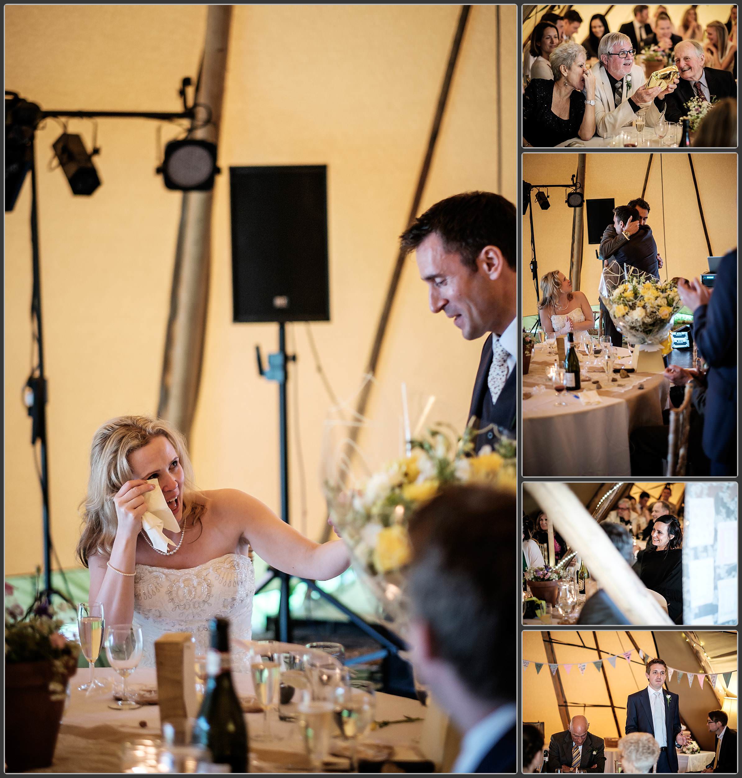 Wedding speeches at Talton Lodge