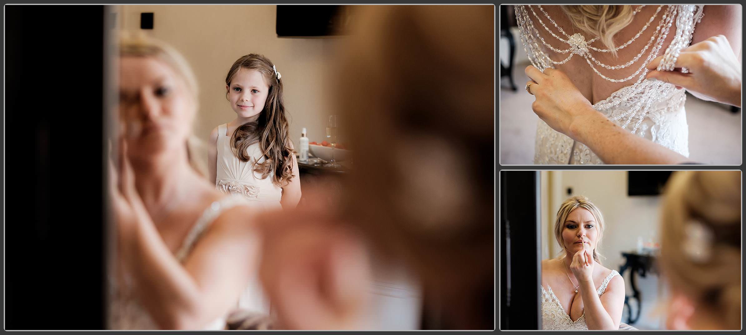 Bridal preparations at Moxhull Hall hotel 3