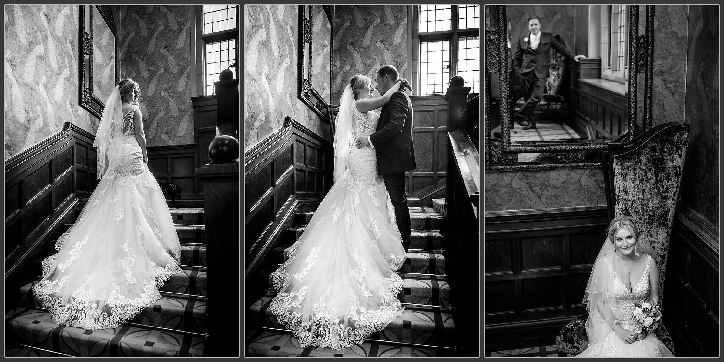 Bride and Groom together at Moxhull Hall Hotel 2
