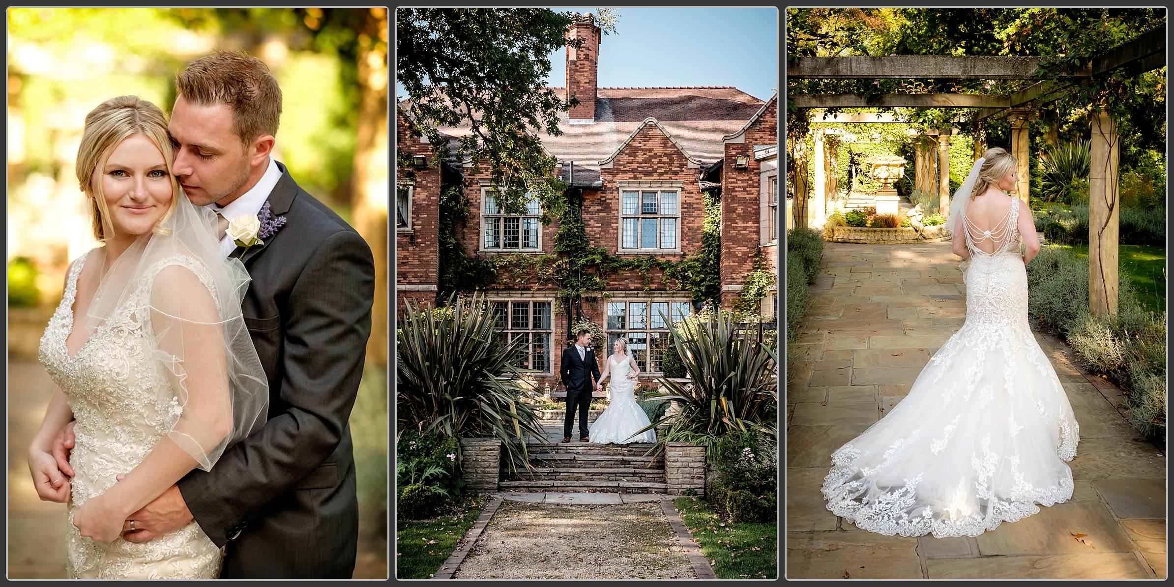 Bride and Groom together at Moxhull Hall Hotel 3