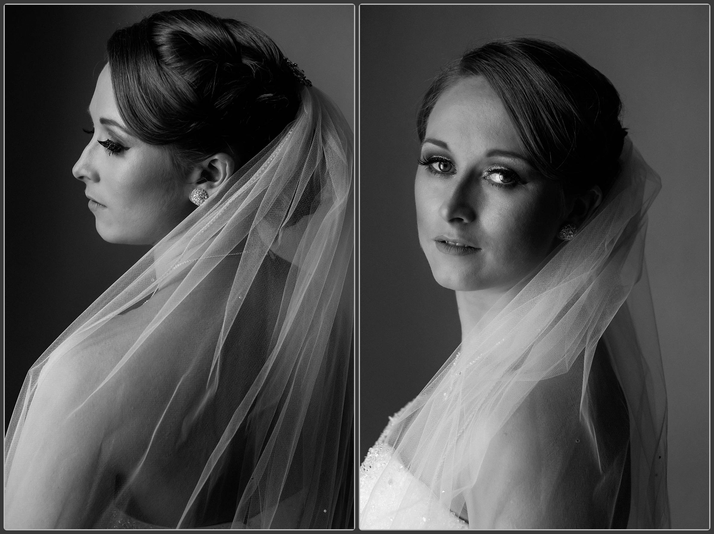 The gorgeous bride in black and white 3