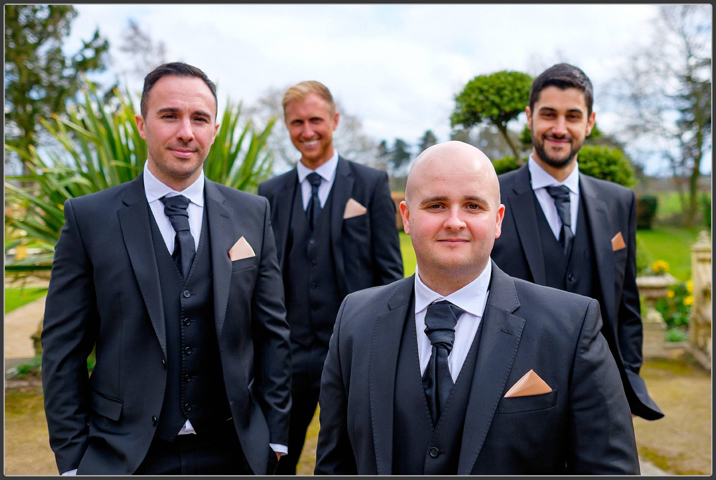 The groom and groomsmen