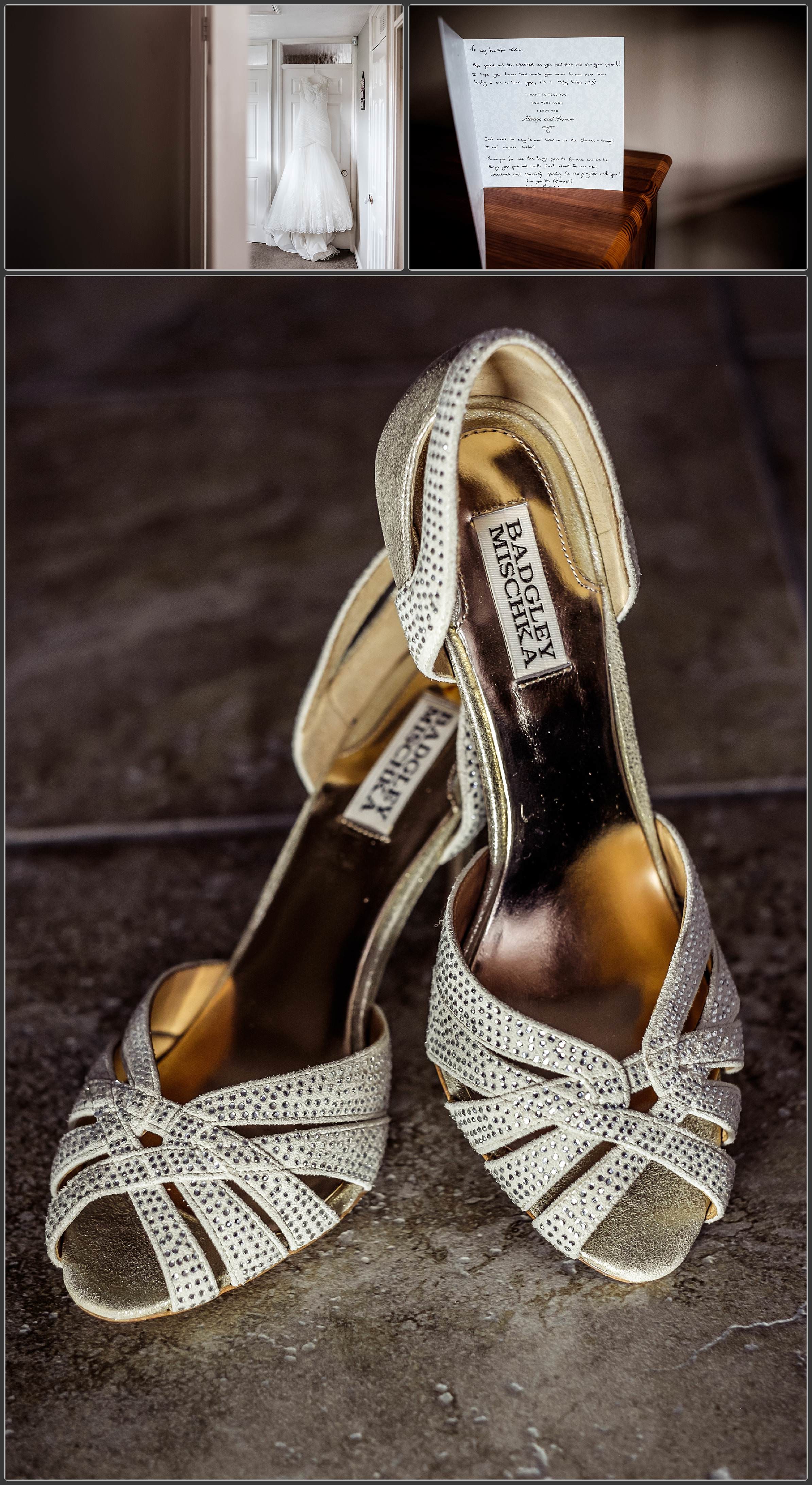 Brides wedding shoes