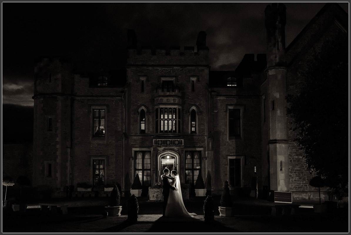 Rowton Castle Hotel weddings at night