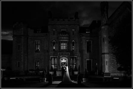 Rowton castle at night