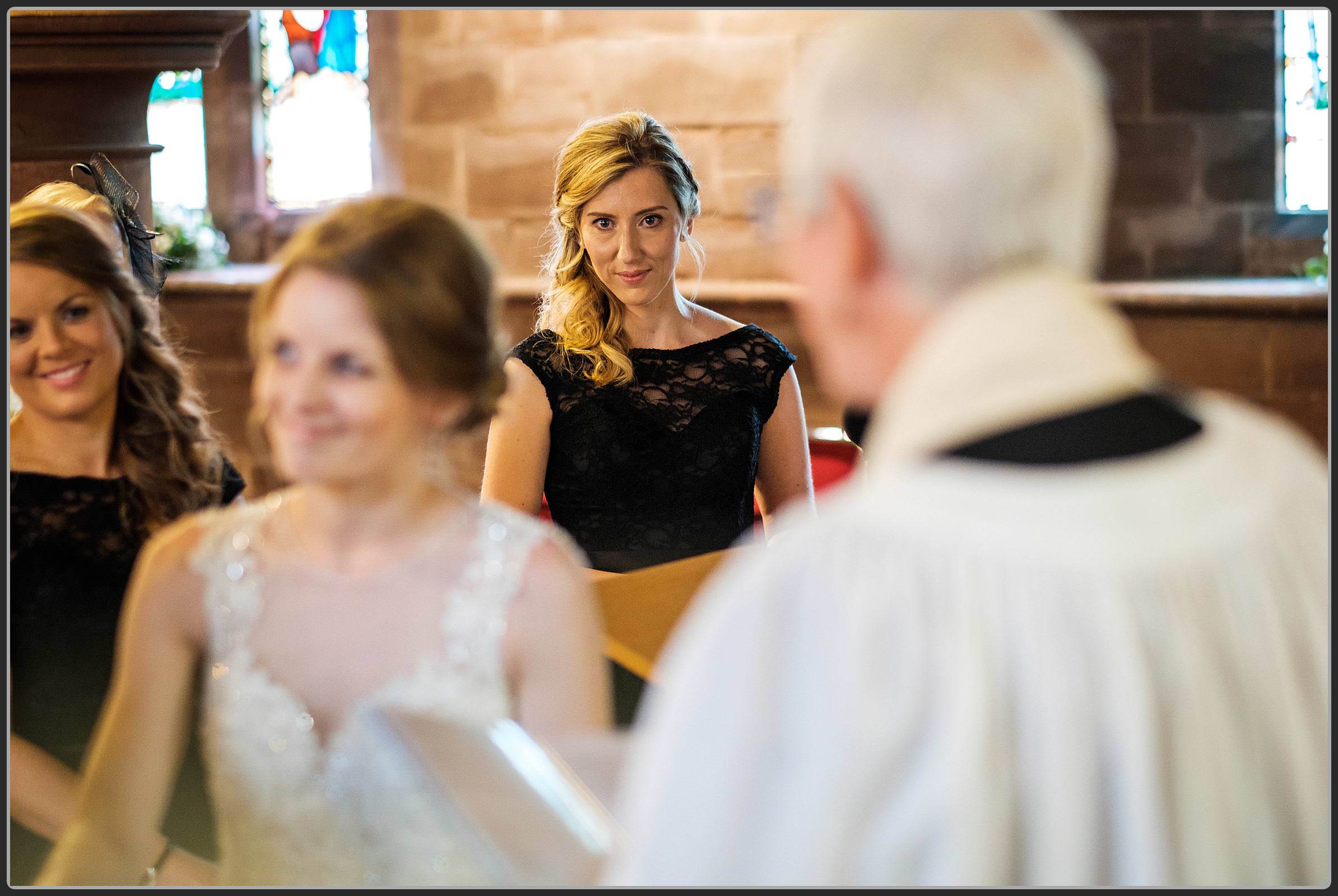 Bridesmaid at St Peter' Church