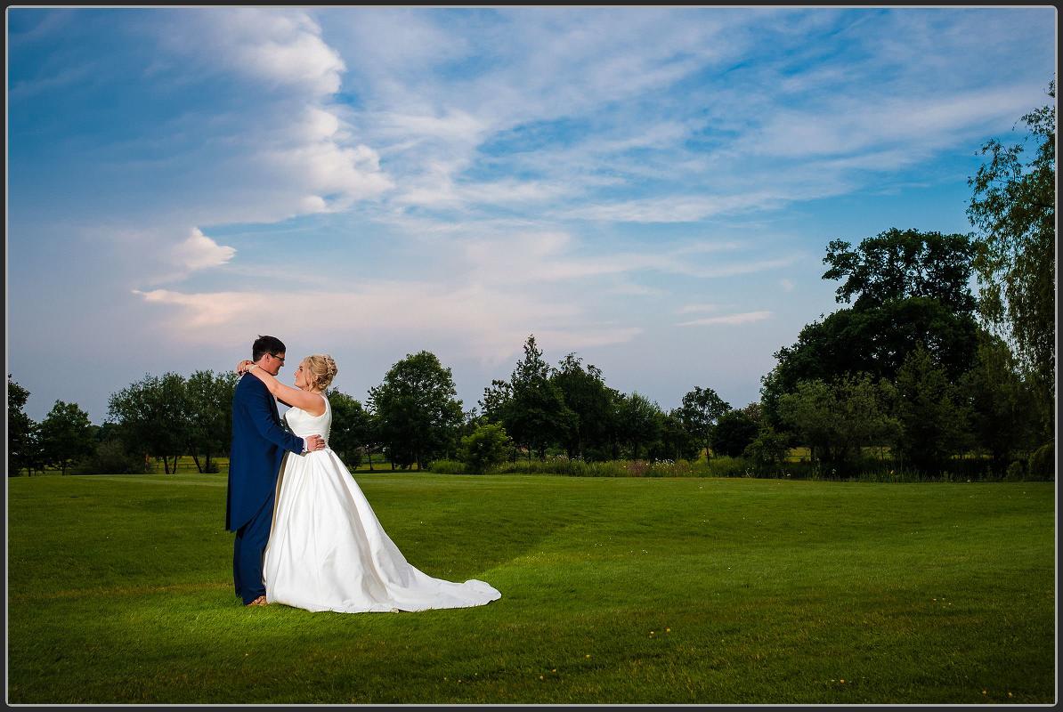 Bride and groom at Ardencote Manor Hotel