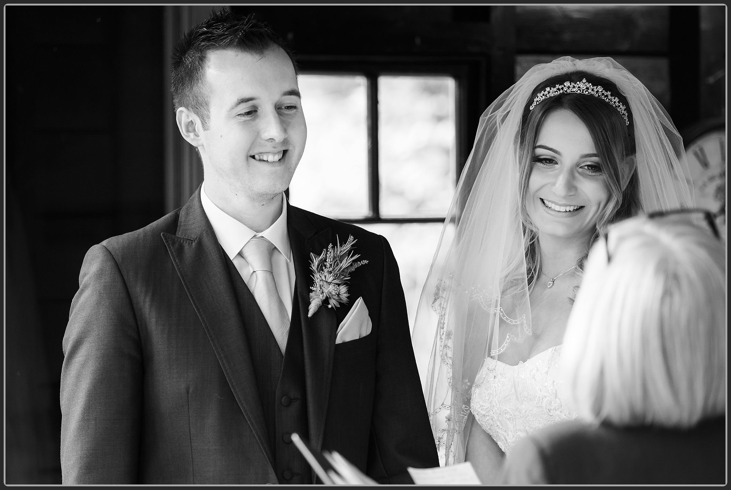 Wedding ceremony at Hogarths Hotel