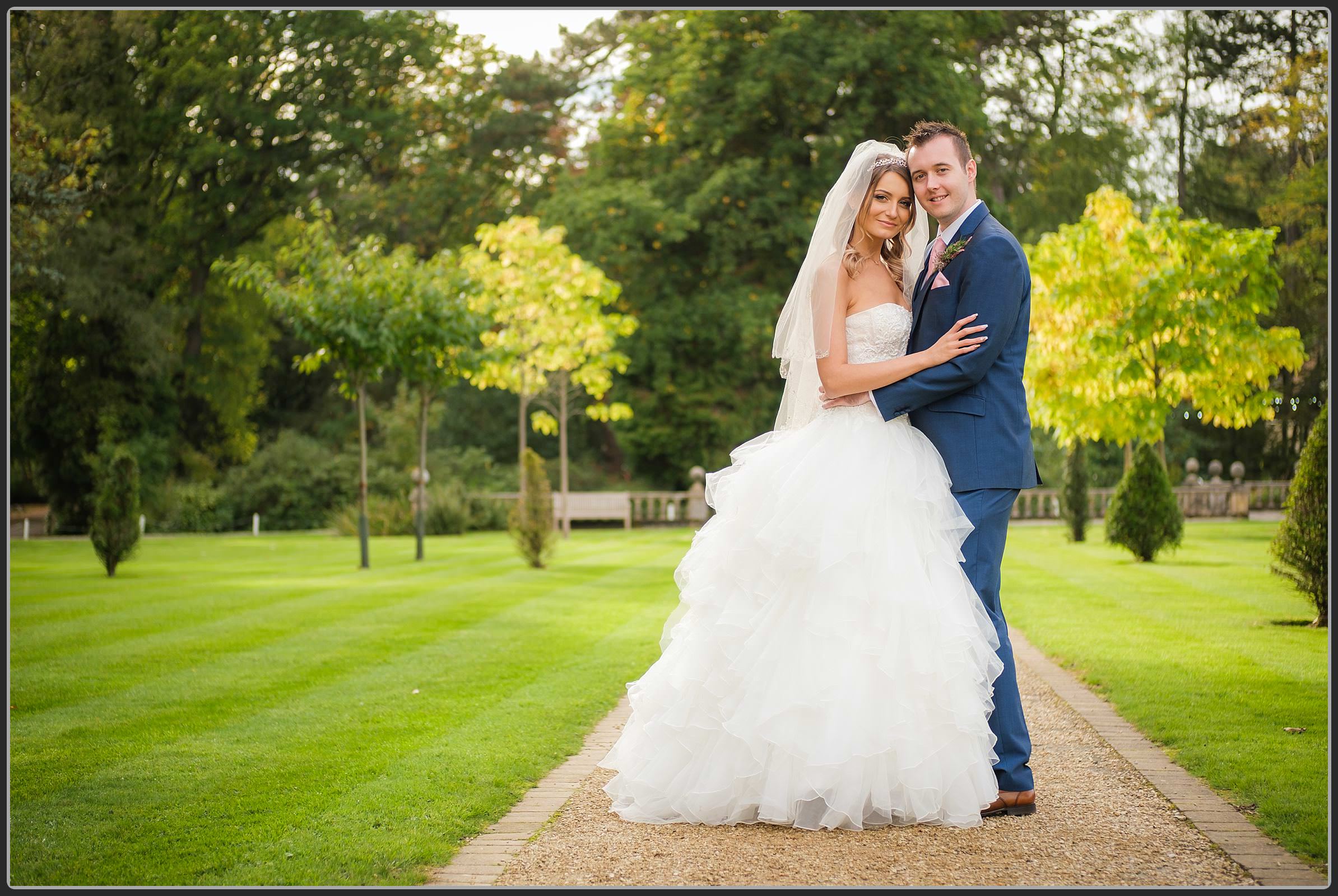 Bride and groom together