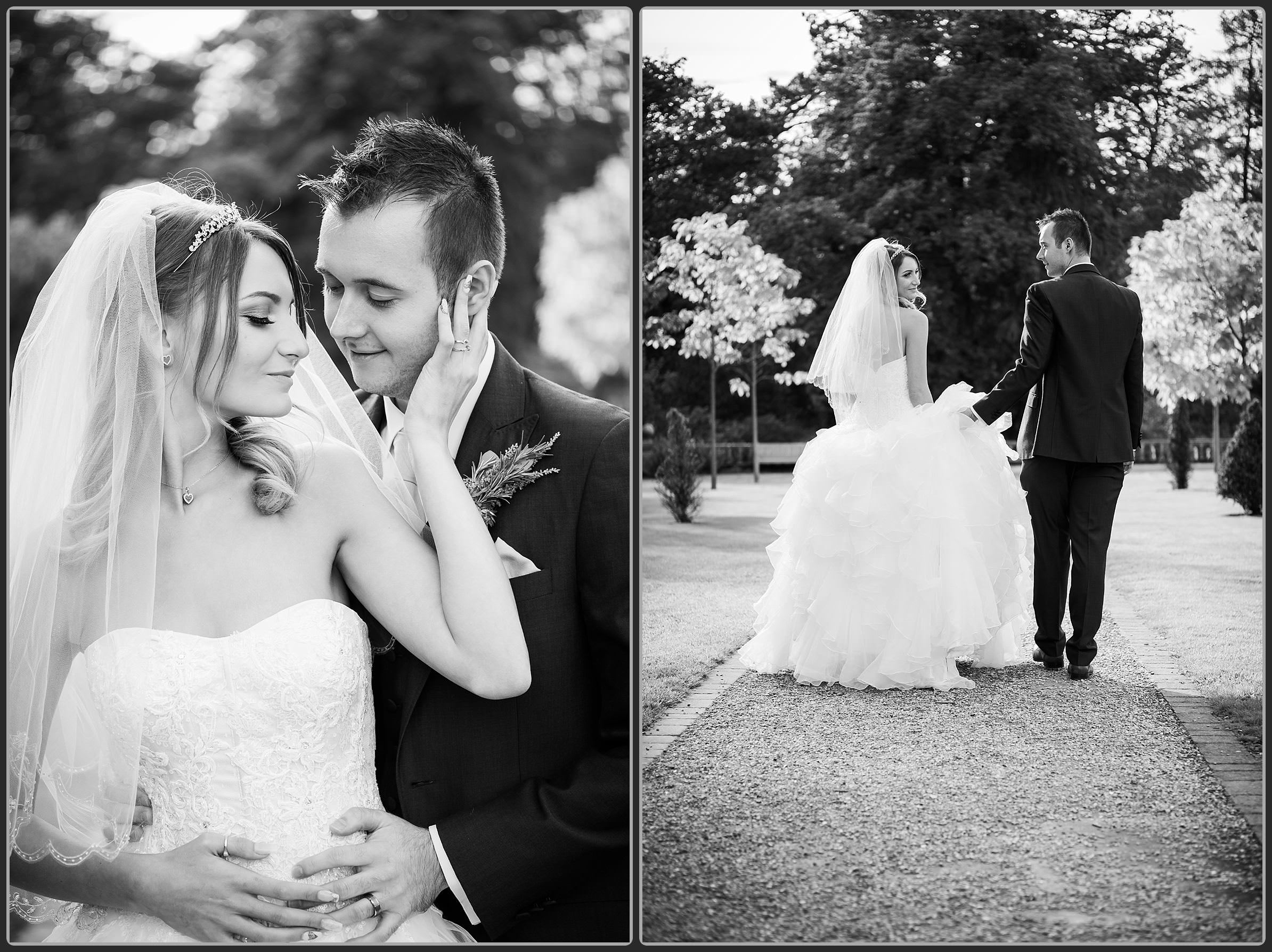 Bride and groom together