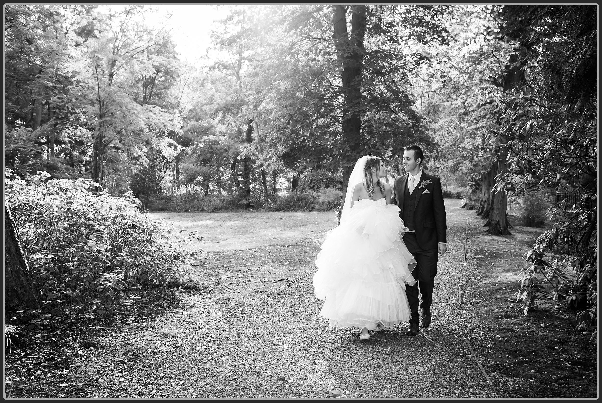 Bride and groom together