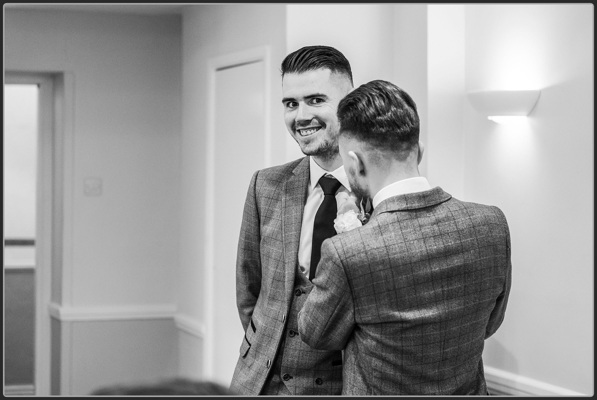 Groomsmen getting ready