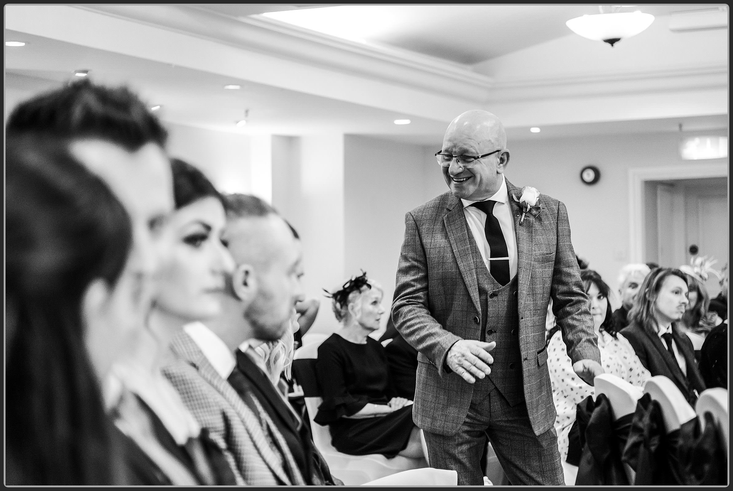 Wedding ceremony at the Forest of Arden Hotel