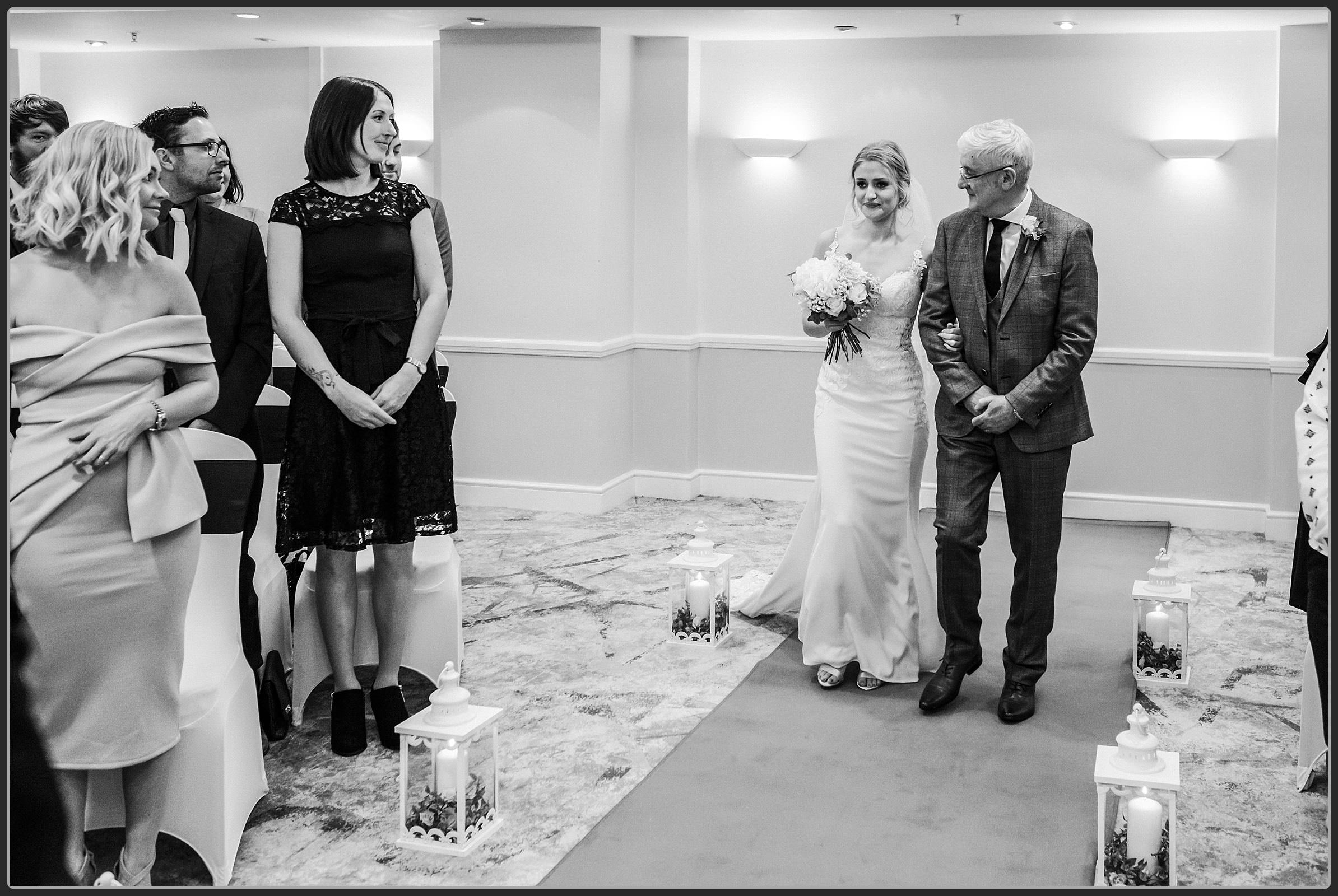 Wedding ceremony at the Forest of Arden Hotel