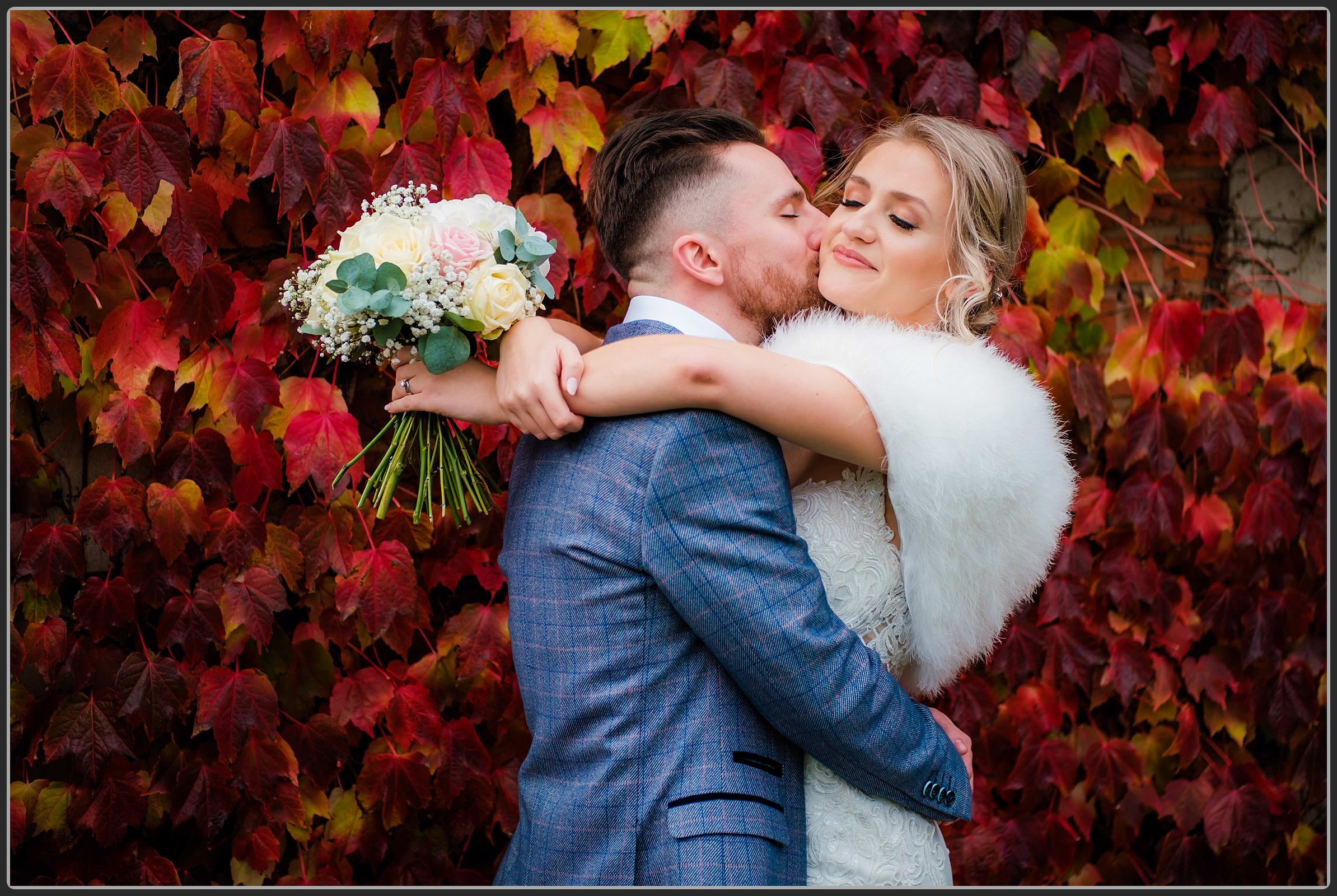 Bride and groom together