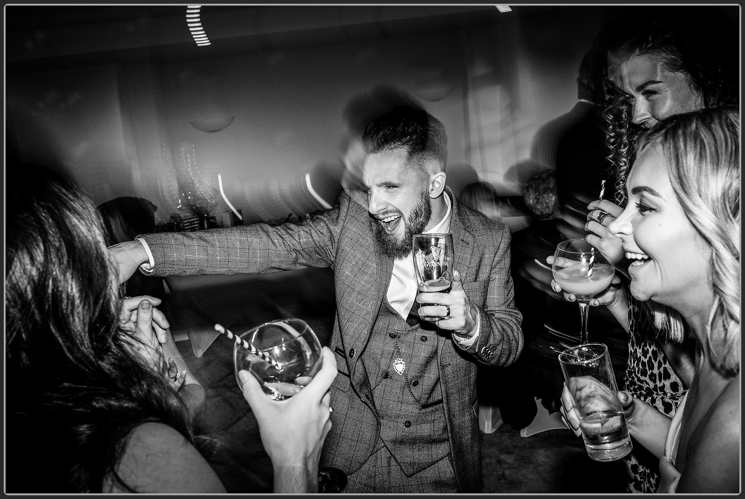 Groom on the dance floor