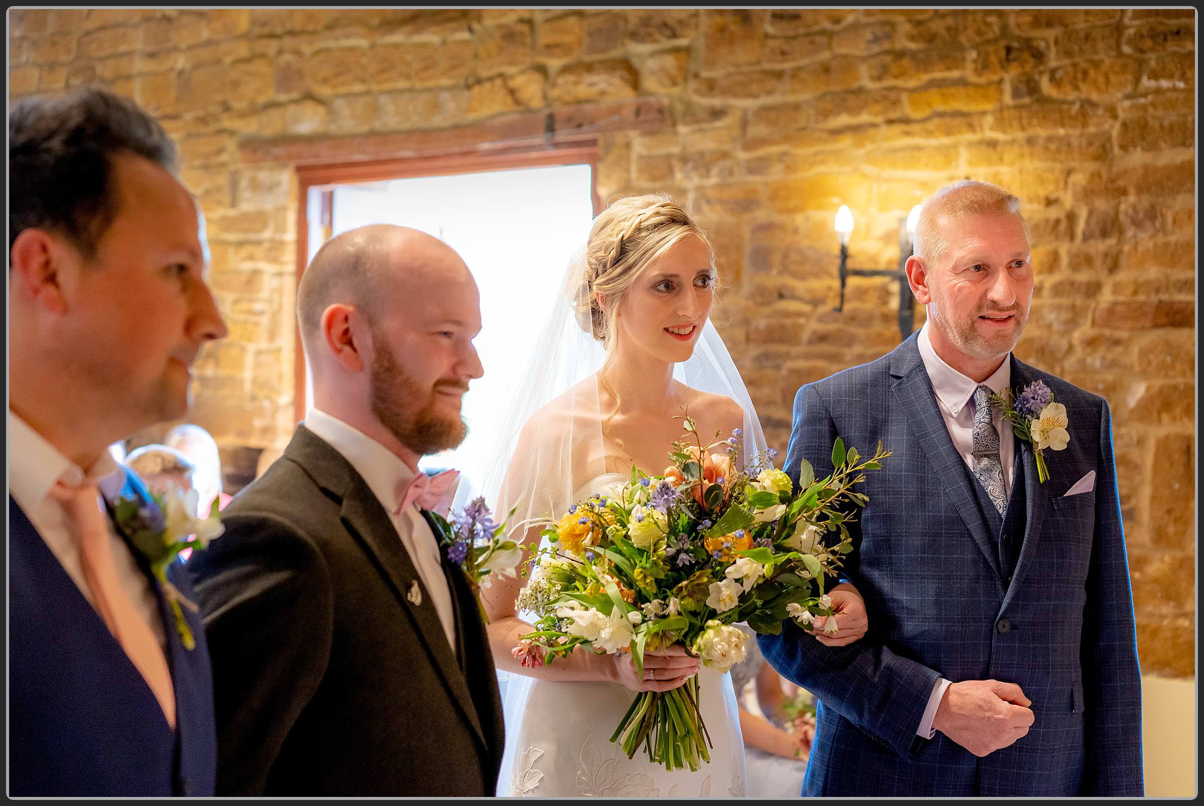 The wedding ceremony