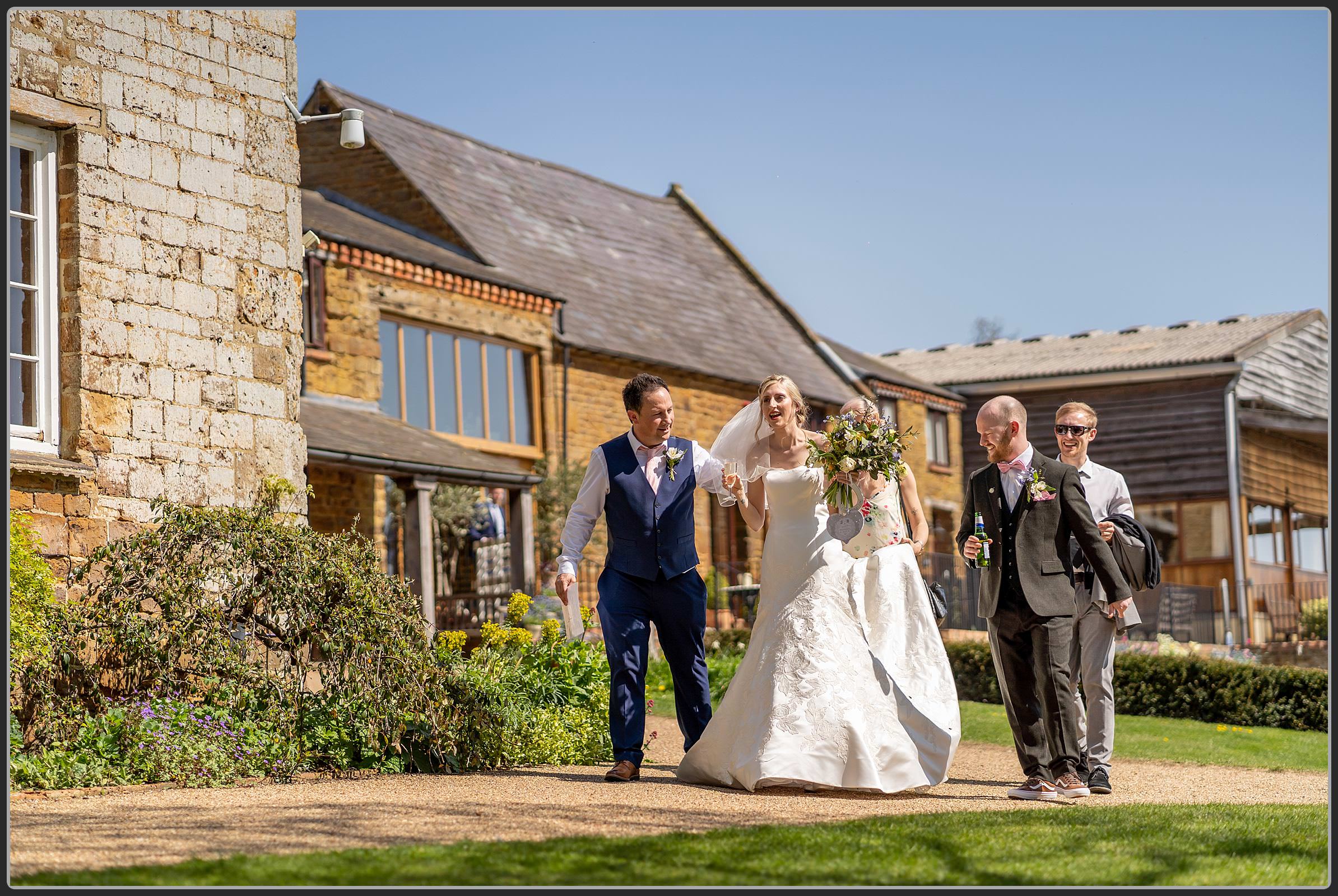 Documentary wedding photos at Crockwell Farm