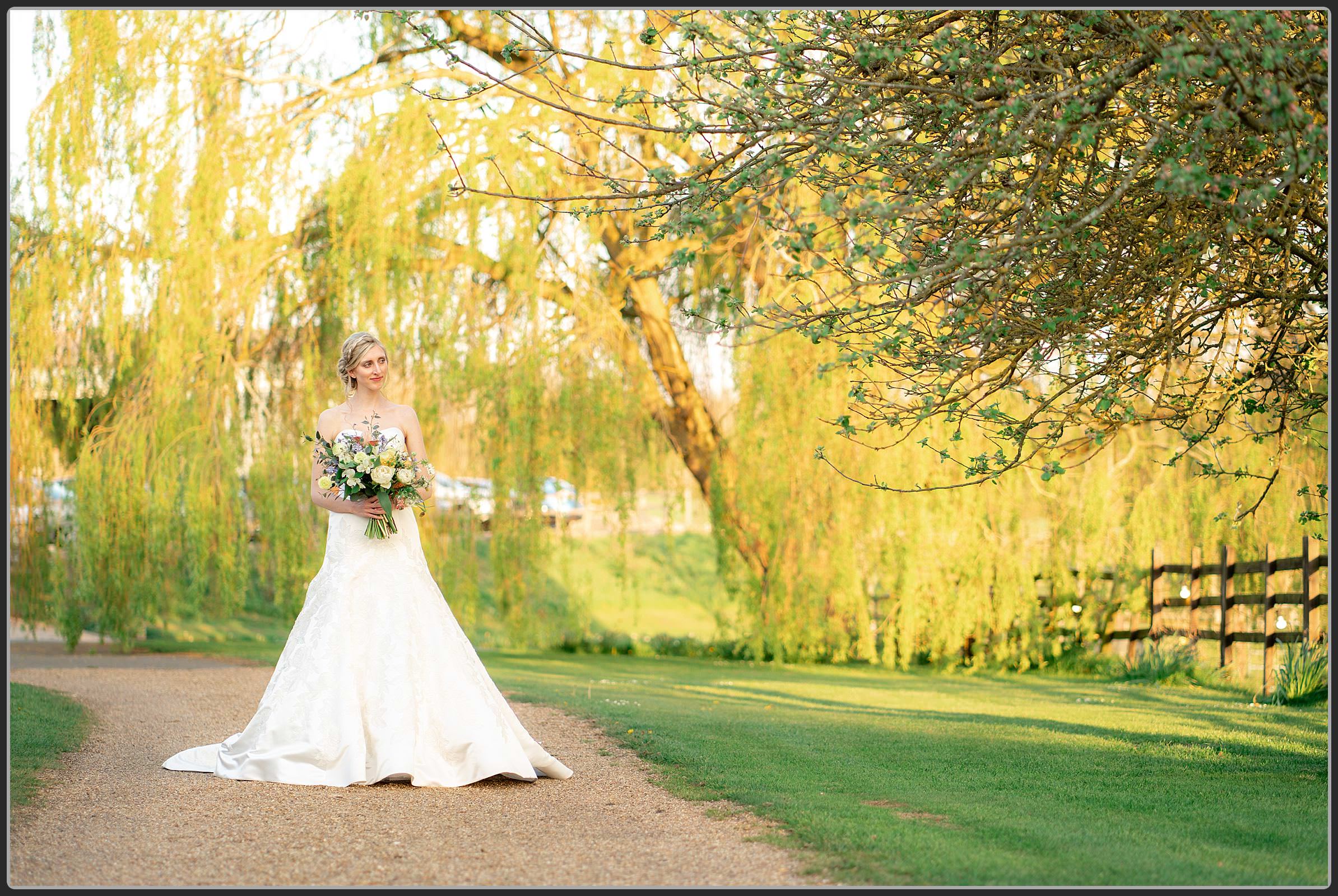 The bride at Crockwell Farm