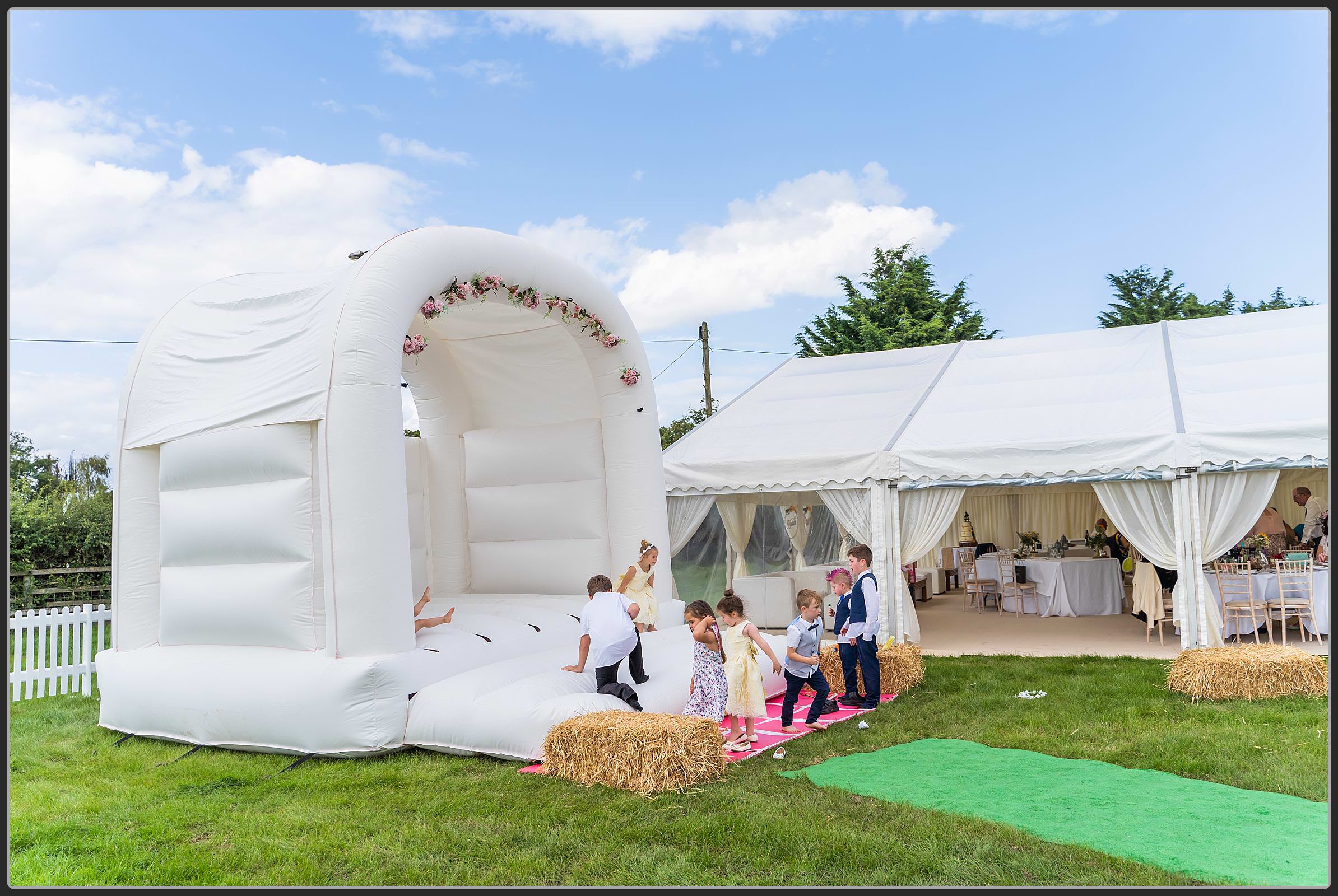 The wedding bouncy castle