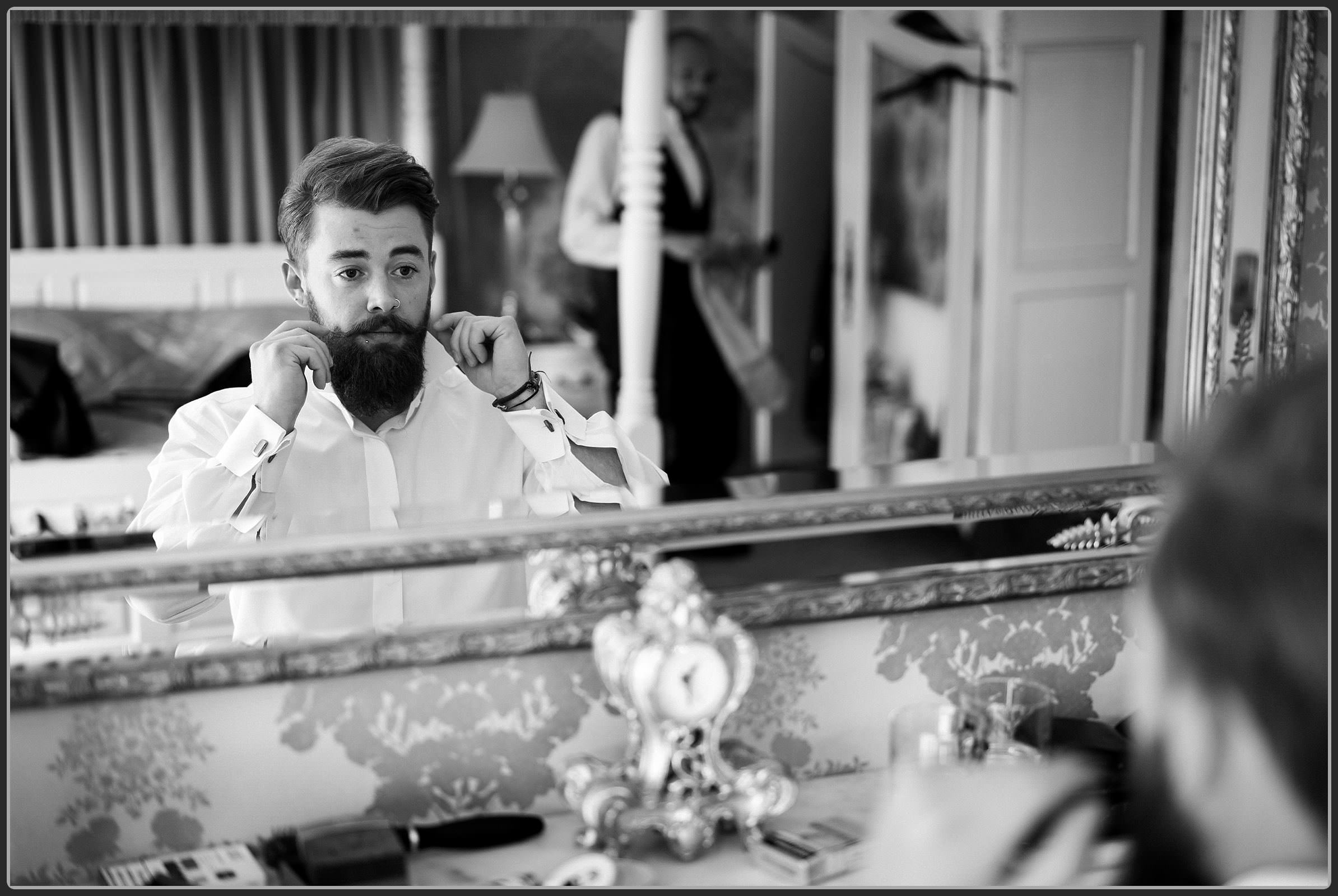 Groomsmen getting ready