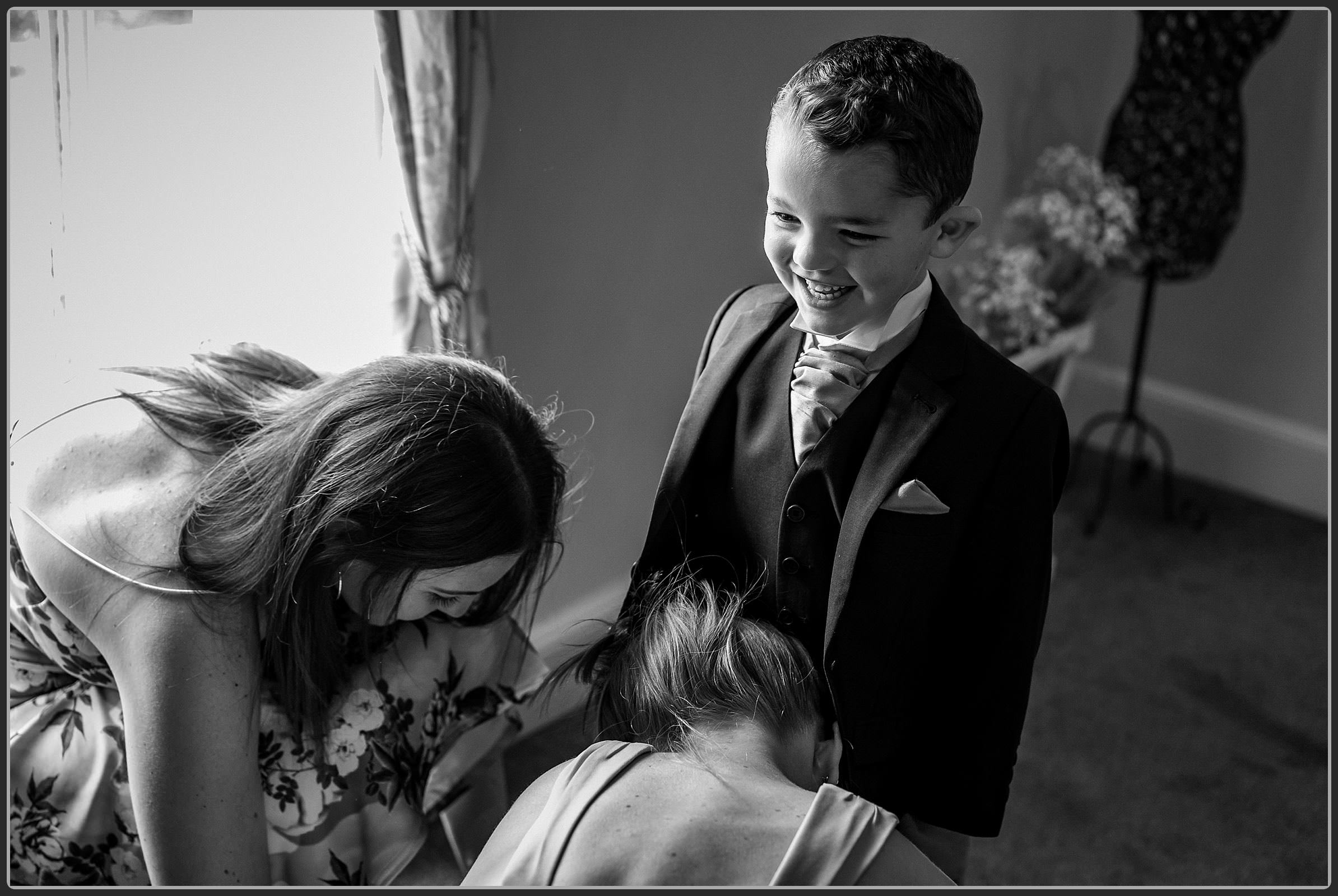 Bridal preparation photos