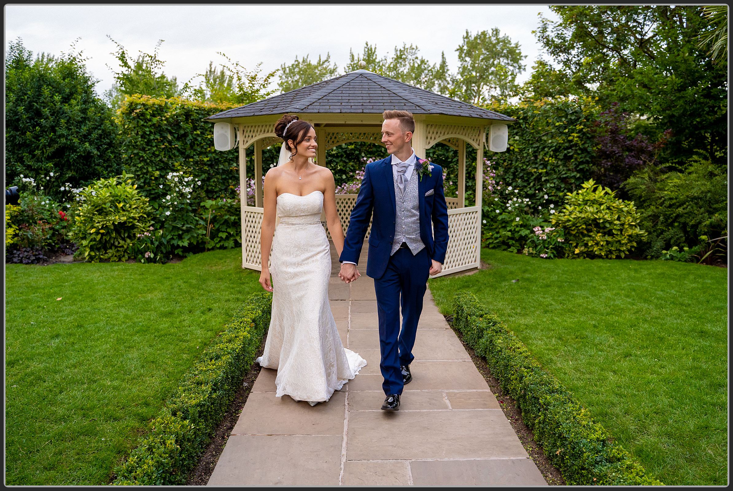The Bride and Groom at Warwick House