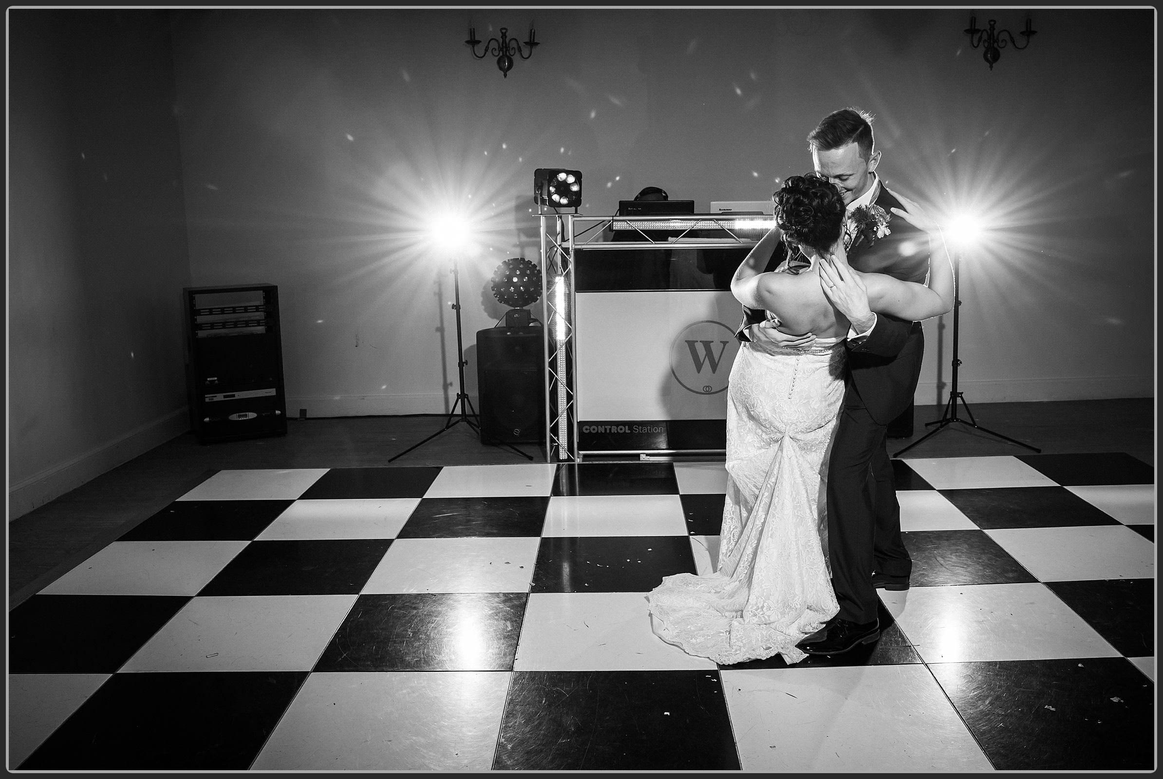 The Bride and Grooms first dance