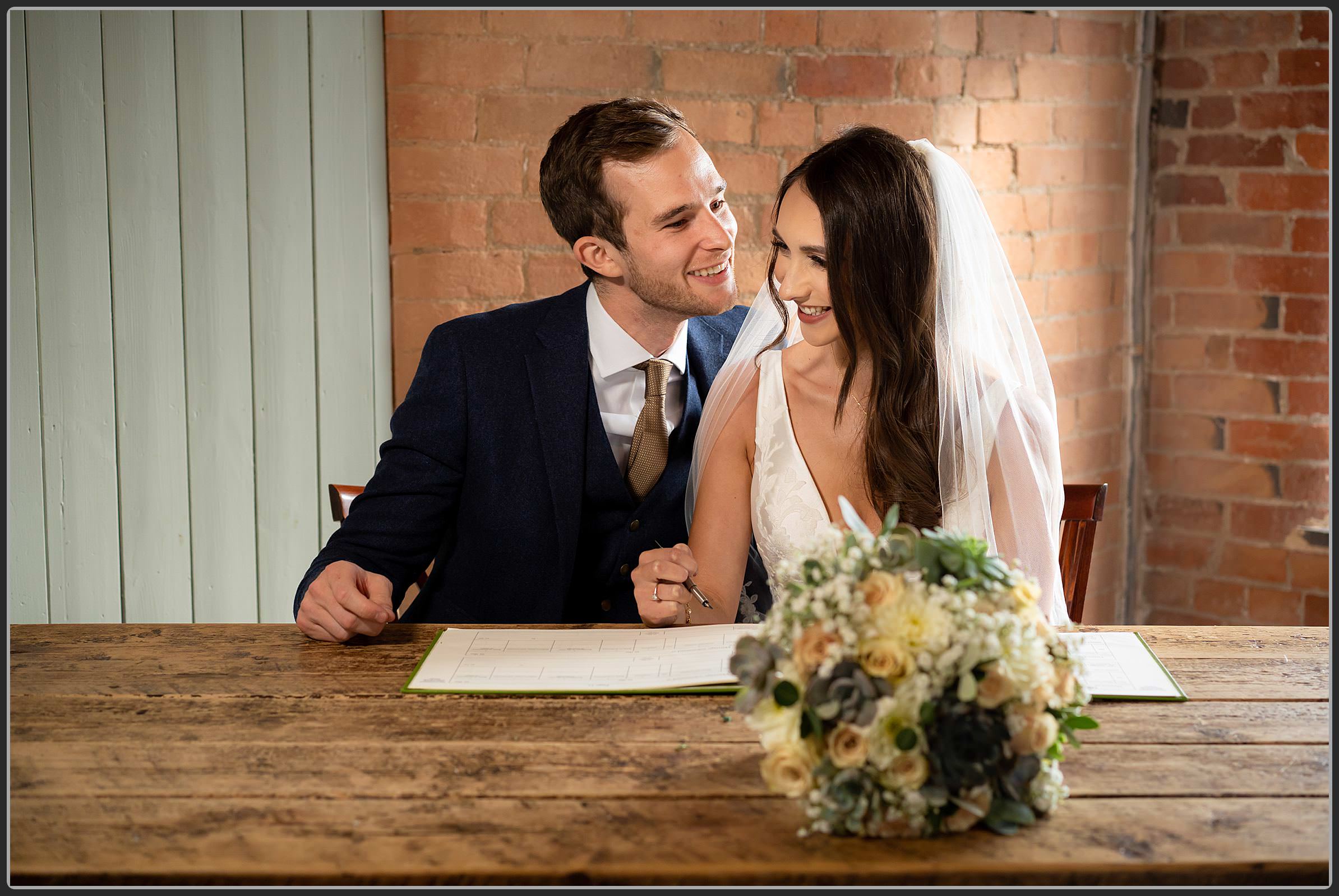 Signing the register