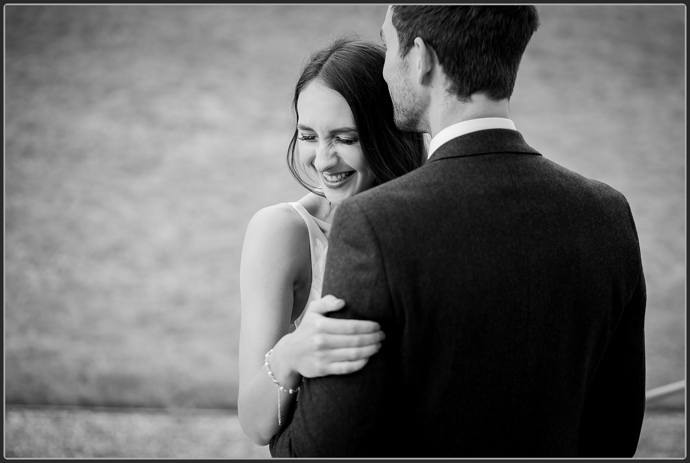 Bride and groom together