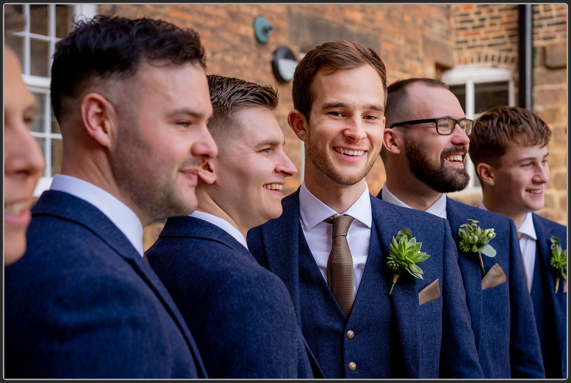 George and his groomsmen