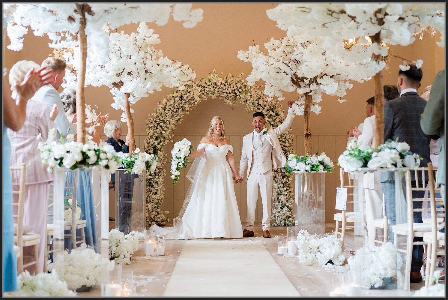 Emilie and Lloyd married