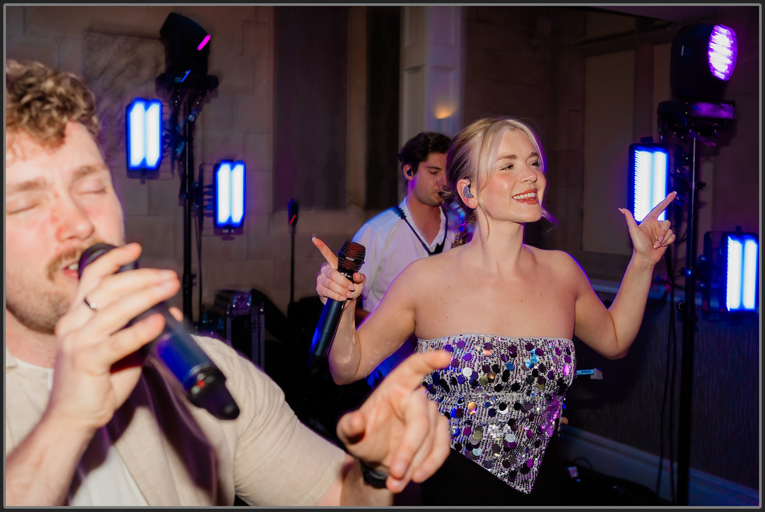 Ultra Glow performing at Hampton Manor